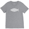 darwin fish   nonsense V-Neck Tee