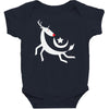 flying rudolph Baby Bodysuit
