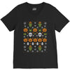 happy halloween ugly christmas sweater V-Neck Tee