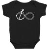 infinity knot anchor rope Baby Bodysuit