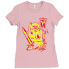 knight owl Ladies Fitted T-Shirt