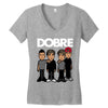 dobre twins dobre brother Women's V-Neck T-Shirt