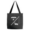 keeping it reel Tote Bags