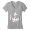 rebel ship Women's V-Neck T-Shirt