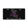 I Love My Trucker To The Moon And Back To Infinity And Beyond Forever License Plate