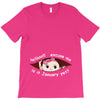 January Peeking Out Baby Girl T-Shirt