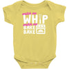 watch me whip watch me bake bake Baby Bodysuit