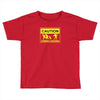 caution zombies crossing t shirt x large funny walking brains awesome Toddler T-shirt
