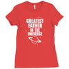 Greatest Father In The Universe Ladies Fitted T-Shirt