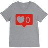 no love notification V-Neck Tee