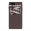 gun permit second amendment iPhone 7 Plus Case