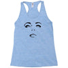 girl eye face black Racerback Tank