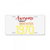 awesome since november 1970 License Plate