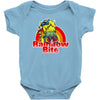 rainbow bite Baby Onesie