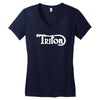 triton cafe racer motorcycle Women's V-Neck T-Shirt