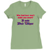 beer t shirt who said beer won't make you smart it made bud wiser funn Ladies Fitted T-Shirt