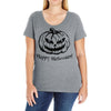 happy halloween Ladies Curvy T-Shirt