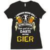 personalisierte darts spieler Ladies Fitted T-Shirt