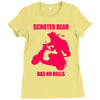bear has no rules Ladies Fitted T-Shirt