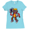rockin out with gary wolfman Ladies Fitted T-Shirt