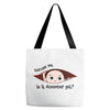 November Peeking Out Baby Boy Tote Bags