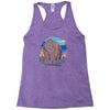polygon bear graphic Racerback Tank