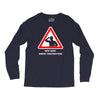 body under construction road sign Long Sleeve Shirts
