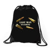 Last Man Standing Drawstring Bags