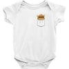 Pocket Burger Baby Bodysuit