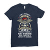 I'm A Veteran Dad T Shirt Ladies Fitted T-Shirt