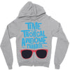 time to go tropical awesome paradise Zipper Hoodie