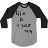 life is a journey 3/4 Sleeve Shirt