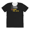 single taken trainin to go super saiyan All Over Women's T-shirt
