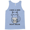 RIGHT MEOW BEER CAT Tank Top