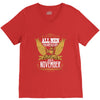 All Men Are Created Equal But Only The Best Are Born In November V-Neck Tee