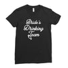 bride's drinking team diamond ring bachelorette Ladies Fitted T-Shirt