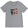 team 10 american flag V-Neck Tee