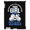 Some Girls Love Diamonds This Girl Loves Balls iPad 3 and 4 Case