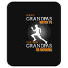 the best grandpas go running Mousepad