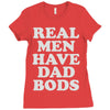 top dad bod Ladies Fitted T-Shirt