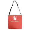 mortal kombat x dragon game logo Adjustable Strap Totes
