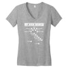up and under formation Women's V-Neck T-Shirt