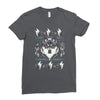 merry wolfmas Ladies Fitted T-Shirt