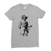 saiyan sun Ladies Fitted T-Shirt