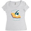 reading is jawsome Women's Triblend Scoop T-shirt