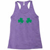 shamrock boobs Racerback Tank