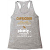 Capricorn Hated By Many Wanted By Plenty Disliked By Some Confronted B Racerback Tank