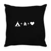 camping love Throw Pillow
