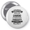 Super Cool Grandad Of A Freaking Awesome Granddaughter Pin-back button
