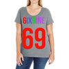 tekashi 6ix9ine  gummo 69 Ladies Curvy T-Shirt